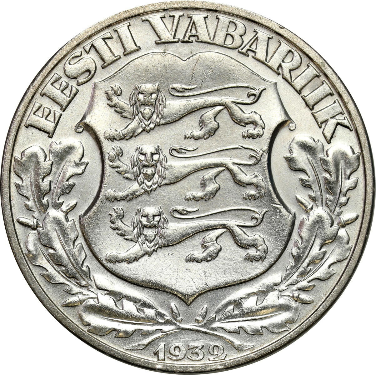 Estonia. 2 korony 1932, Tallinn